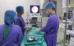 Bé trai 4 tuổi hoại tử mũi vì pin cúc áo