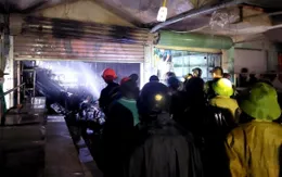 Cháy chợ Ba Đồn ở Quảng Bình