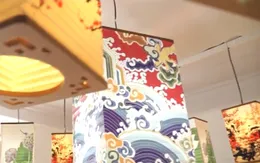 Vẻ đẹp lung linh của những chiếc đèn xếp xứ Huế