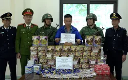 BĐBP Hà Tĩnh bắt đối tượng vận chuyển số lượng lớn đạn, pháo nổ qua biên giới