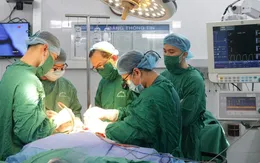 Bé trai bị chó cắn tổn thương vùng mặt nghiêm trọng