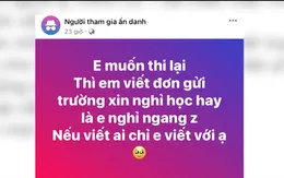 Thí sinh tự do lựa chọn bảo lưu, thi lại vì chọn sai ngành