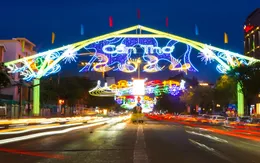 Đêm Cần Thơ lung linh dưới ánh đèn nghệ thuật