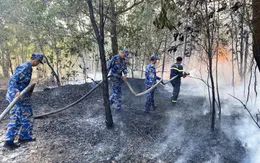 Điều tra vụ cháy lớn tại khu vực đất nông nghiệp ở Phú Quốc