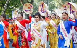 "Tuần lễ Áo dài" năm 2024 tôn thêm vẻ đẹp phụ nữ Việt Nam