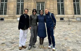 Lương Triều Vỹ, Lưu Gia Linh khoe ảnh hội ngộ vợ chồng Trần Anh Hùng