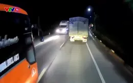 Nguy hiểm vượt xe khi không đủ điều kiện an toàn