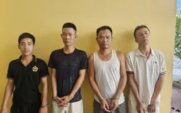 Bắt 4 đối tượng mua bán ma túy tàng trữ vũ khí nóng ở Nghệ An
