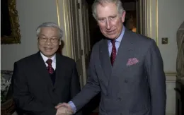 Nhà vua Anh gửi thông điệp chia buồn Tổng Bí thư Nguyễn Phú Trọng từ trần