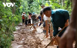 Vùng lũ Sơn La khắc phục thiệt hại thiên tai