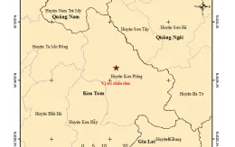 Thêm 11 trận động đất xảy ra tại Kon Tum