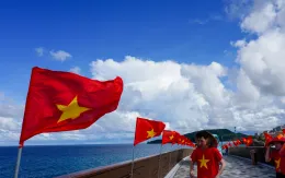 Nam đảo Phú Quốc rợp sắc cờ hoa mừng Quốc khánh 2/9