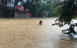 Lào Cai: Nhiều khu vực ngập sâu sau trận mưa lớn
