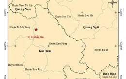 Động đất có độ lớn 3.6 tại Kon Plông, Kon Tum