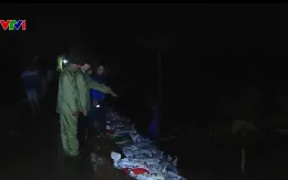 Xuyên đêm gia cố, bảo đảm an toàn hệ thống đê điều ở Hà Nội