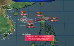 Áp thấp nhiệt đới đi vào Biển Đông vào sáng mai (17/9)