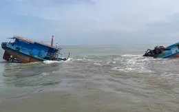 Cứu nạn thành công 6 thuyền viên trôi dạt trên biển ​do chìm tàu