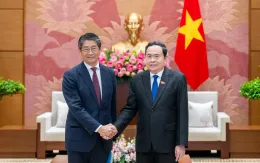 Chủ tịch Quốc hội Trần Thanh Mẫn tiếp Đại sứ Nhật Bản