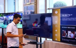 Trải nghiệm VTVGo phiên bản mới nhất tại triển lãm Ứng dụng công nghệ mới thúc đẩy chuyển đổi số trong truyền hình