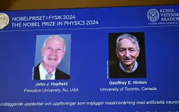 Hai nhà khoa học tiên phong về AI giành giải Nobel Vật lý 2024
