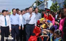 Tổng Bí thư, Chủ tịch nước Tô Lâm thăm, làm việc tại huyện đảo Cồn Cỏ