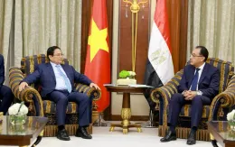 Thủ tướng Phạm Minh Chính hội kiến Thủ tướng Ai Cập
