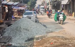 Vĩnh Phúc: Một tuyến đường thi công gần 2 năm chưa xong 1km