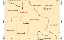 Xảy ra 2 trận động đất tại huyện Kon Plông, Kon Tum