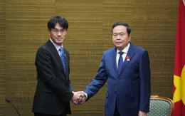 Chủ tịch Quốc hội Trần Thanh Mẫn tiếp Thống đốc tỉnh Nara, Nhật Bản