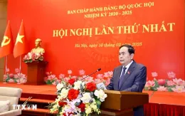 Chủ tịch Quốc hội Trần Thanh Mẫn chủ trì Hội nghị lần thứ nhất Ban Chấp hành Đảng bộ Quốc hội