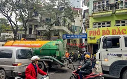 Lý giải hiện tượng bùn đất trào ngược ở phố Giang Văn Minh