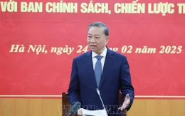 Tổng Bí thư Tô Lâm làm việc với Ban Chính sách, chiến lược Trung ương