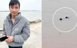 Người đàn ông lao mình xuống sông Hồng cứu người đuối nước