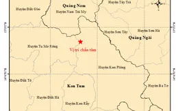 Động đất độ lớn 3.7 tại huyện Kon Plông, tỉnh Kon Tum