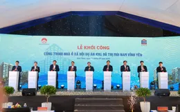 Tập đoàn DIC tổ chức lễ khởi công công trình nhà ở xã hội khu đô thị mới Nam Vĩnh Yên