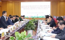 Đoàn kiểm tra của Bộ Chính trị làm việc với Ban Thường vụ Tỉnh ủy Lào Cai