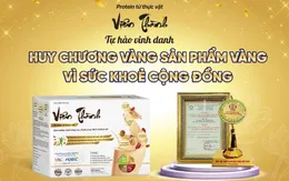 Protein viên thành có uy tín không?  -  Khẳng định giá trị với huy chương vàng “Sản phẩm vàng vì sức khỏe cộng đồng”