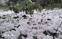Tháng 4 và 5, mưa đá xuất hiện nhiều