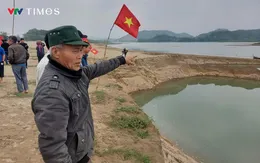 Nghệ An: Người dân dựng lều, phản đối tàu hút cát gần bờ sông Lam dẫn đến bị sạt lở nghiêm trọng