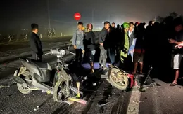 Hai xe máy va chạm trong đêm khiến 2 người tử vong