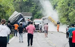 Tai nạn ô tô liên hoàn gây ách tắc cục bộ đèo Bảo Lộc, Lâm Đồng