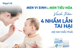 Men vi sinh & men tiêu hóa: Vạch trần 4 nhầm lẫn tai hại mẹ hay mắc phải