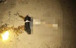 Phát hiện một đoạn xương chân người có mang giày trôi vào biển Ninh Thuận