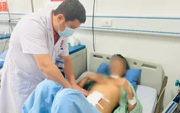 Cấp cứu bệnh nhân đứt động tĩnh mạch thượng vị, sốc mất máu