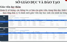 Phụ huynh có thể giám sát quản lý dạy thêm qua phần mềm