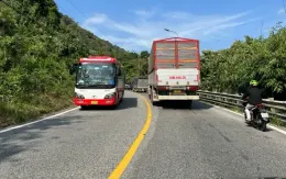 Cấm xe tải trên 20 tấn qua đèo Bảo Lộc dịp lễ 30/4 và 1/5