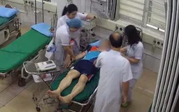 Người đàn ông bị đột quỵ khi đang chơi bóng bàn