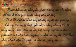 Xúc động bức thư của 3 chiến sĩ giải phóng quân để lại trước khi hi sinh
