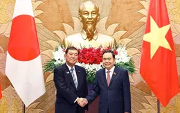 Chủ tịch Quốc hội Trần Thanh Mẫn hội kiến Thủ tướng Nhật Bản