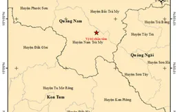 Xảy ra 3 trận động đất tại huyện Nam Trà My, Quảng Nam